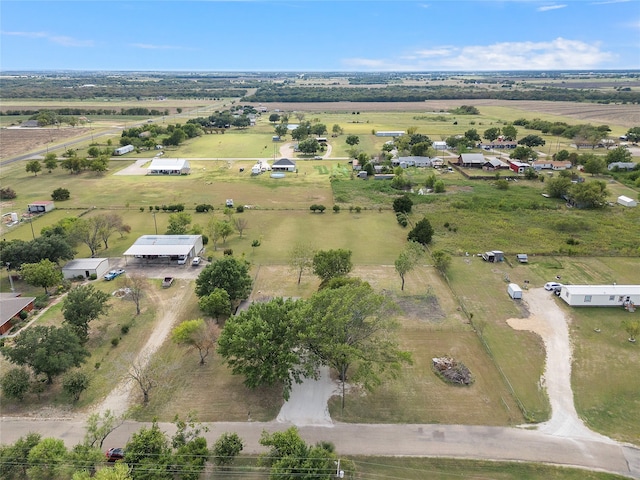 bird's eye view featuring a rural view