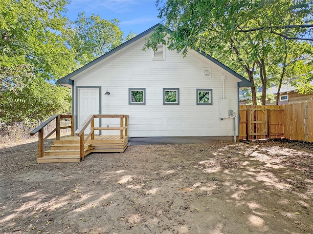 view of rear view of house