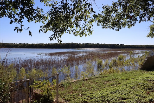 property view of water