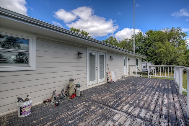 view of deck