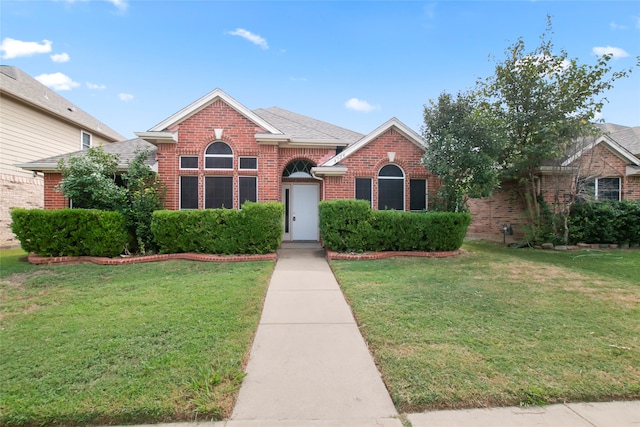 view of property with a front yard