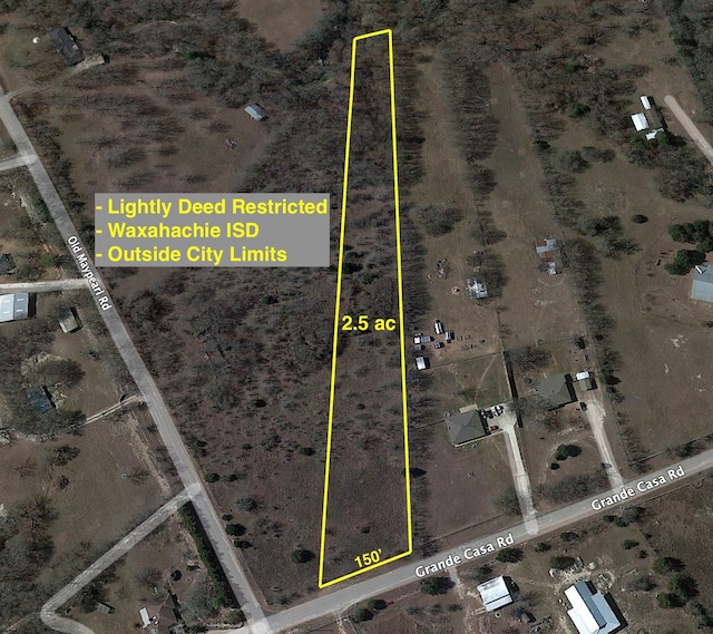 2.5ACRES Grande Casa Rd, Waxahachie TX, 75167 land for sale