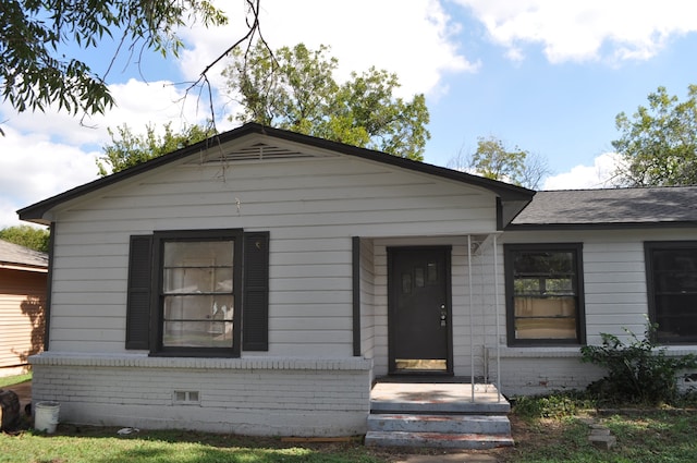 view of bungalow-style house