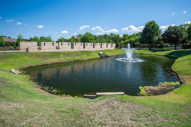 property view of water