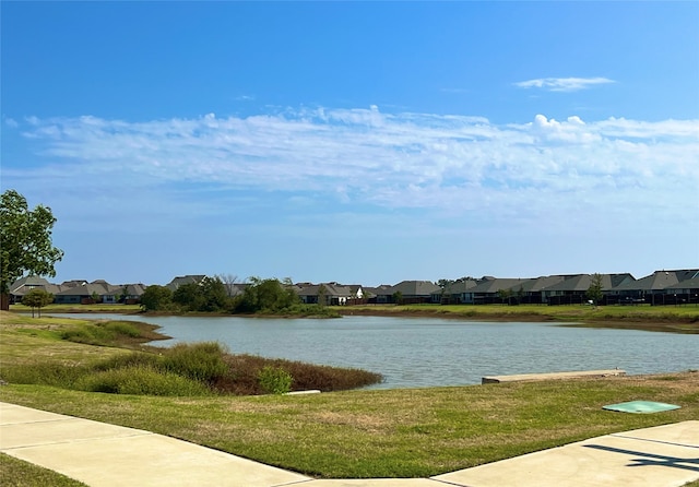 property view of water