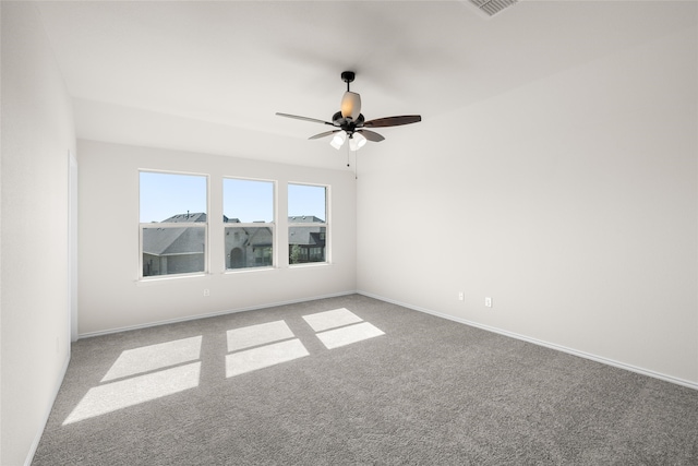 7701 Oakmeade St, Joshua, TX 76058 - empty room featuring carpet flooring, ceiling fan, and baseboards