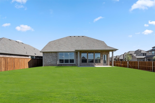 7701 Oakmeade St, Joshua, TX 76058 - back of house with brick siding and roof with shingles