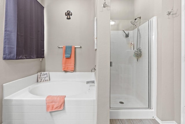 9433 Drovers View Trl, Fort Worth, TX 76131 - full bathroom with a shower stall and a bath