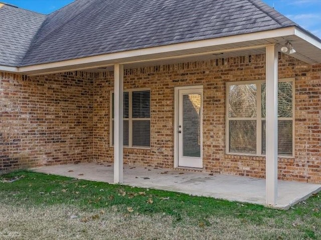 exterior space with a patio