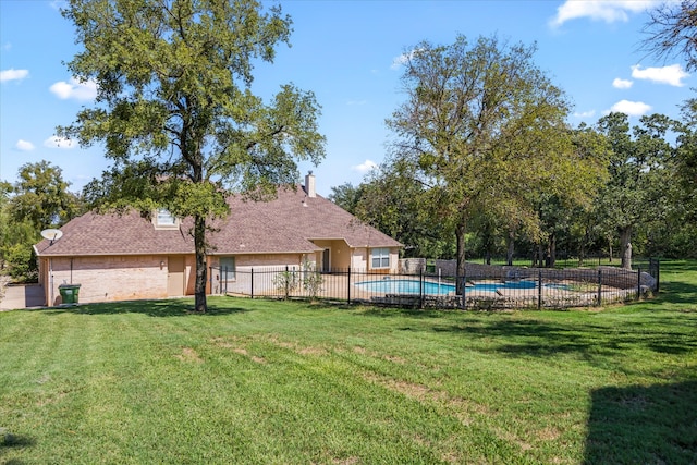 exterior space featuring a yard