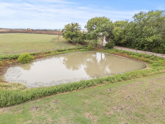 property view of water featuring a rural view