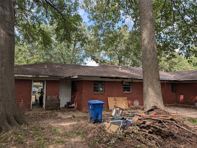 view of rear view of house