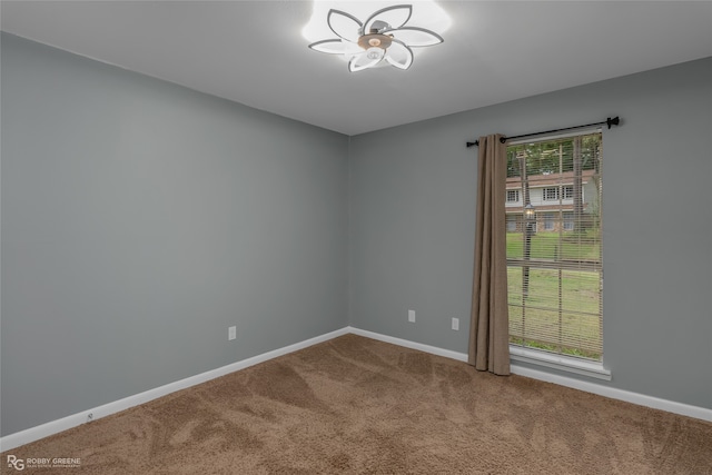 empty room with carpet flooring and plenty of natural light