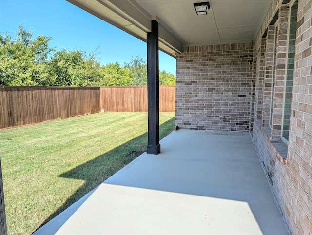 1516 Fairweather Way, Forney, TX 75126 - fenced backyard featuring a patio