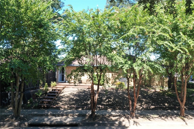 view of obstructed view of property