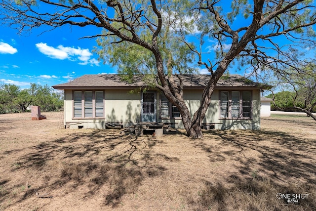 view of rear view of property