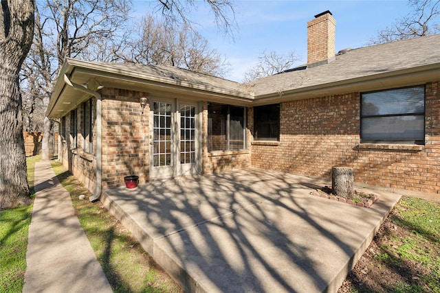 back of house featuring a patio area