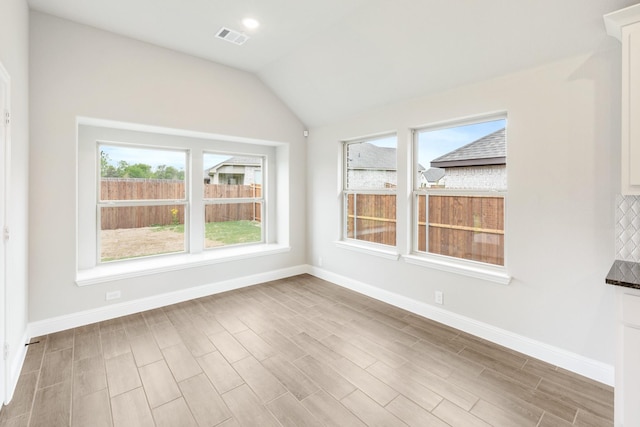 1305 Wrenwood Ct, Red Oak, TX 75154 - unfurnished sunroom with lofted ceiling