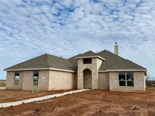 view of french provincial home