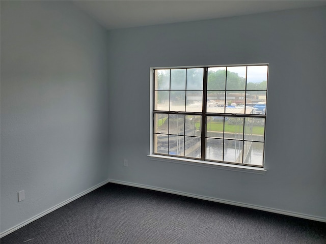 empty room featuring carpet flooring