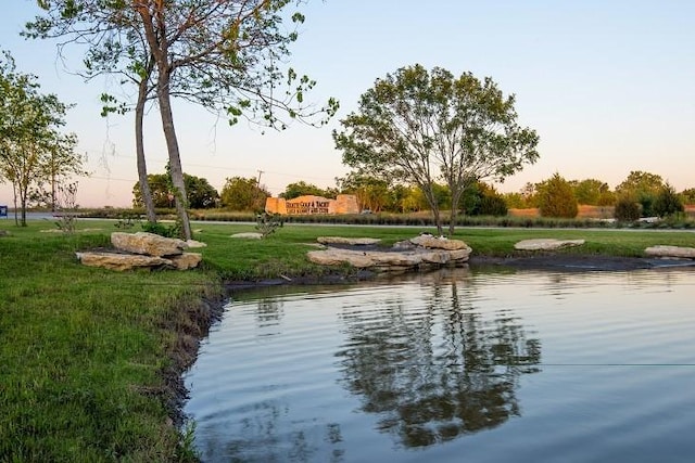 property view of water