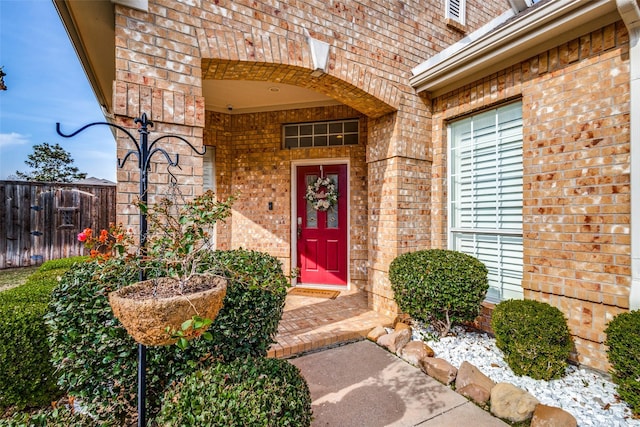 view of property entrance