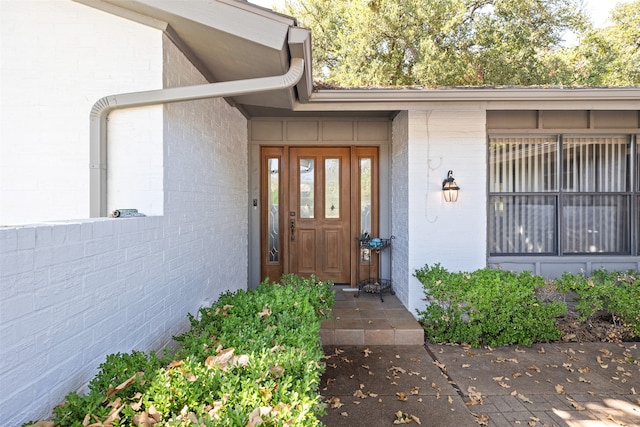 view of entrance to property