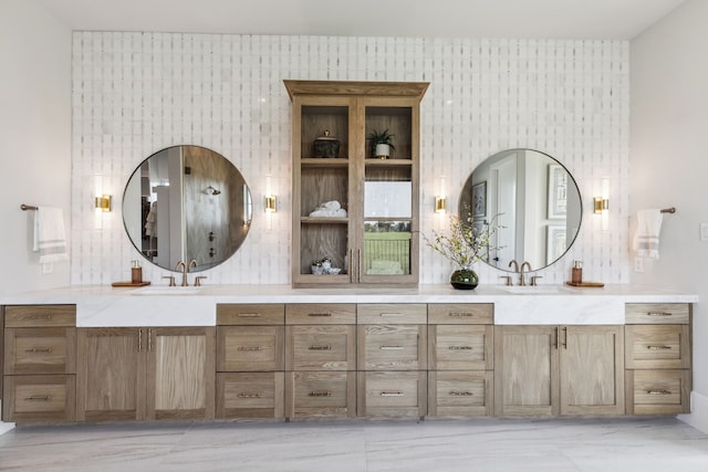 1644 Aster Way, Celina, TX 75009 - full bath with double vanity and backsplash