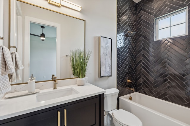 1644 Aster Way, Celina, TX 75009 - bathroom featuring vanity, toilet, and tub / shower combination