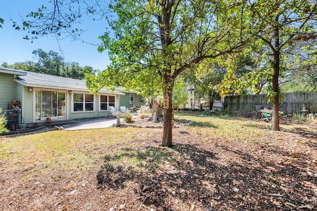 view of yard featuring a patio area