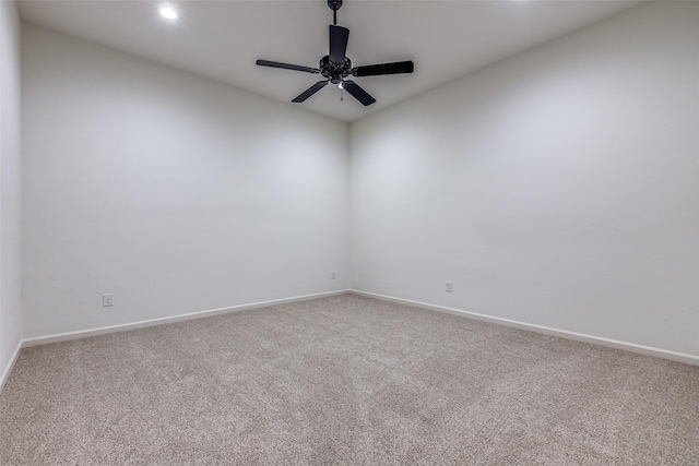 1120 Stonebridge Pass, Gunter, TX 75058 - unfurnished room featuring carpet, baseboards, and a ceiling fan