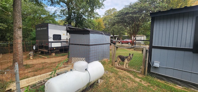 14029 Sitting Bull Dr, Log Cabin, TX 75148 - view of outdoor structure with a gate