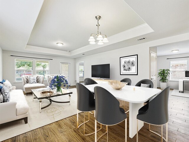 empty room with dark hardwood / wood-style flooring and ornamental molding