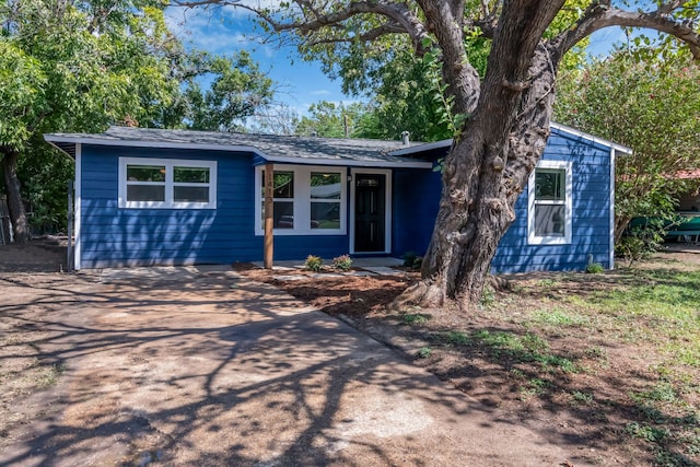 view of ranch-style house