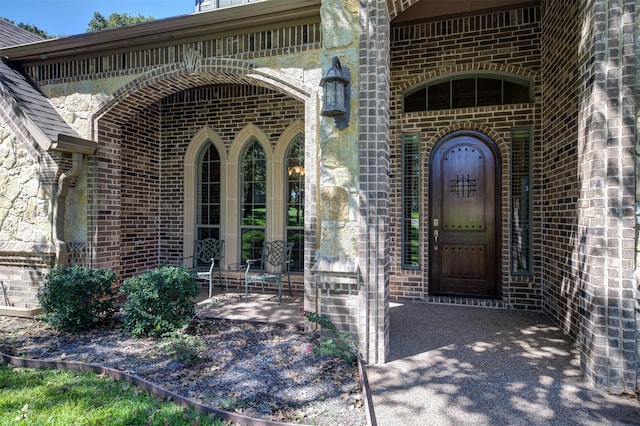 view of entrance to property