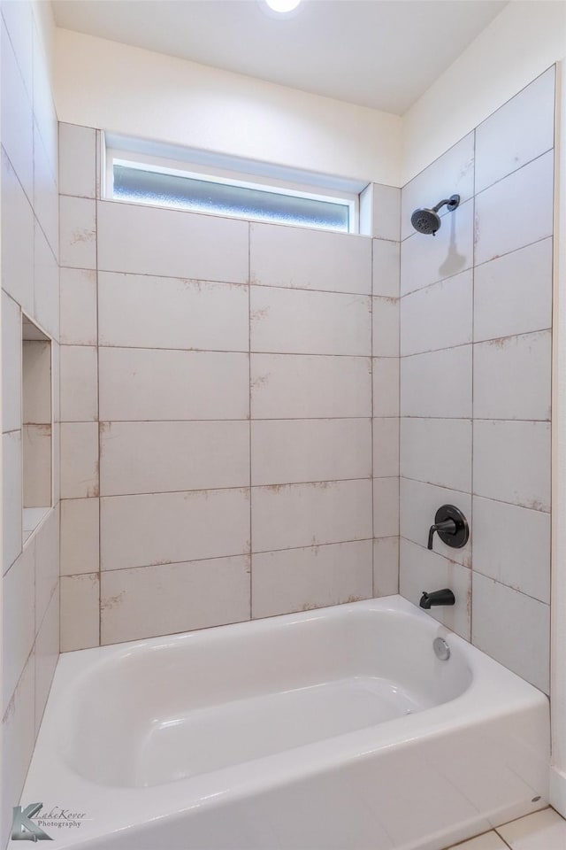 full bathroom featuring bathing tub / shower combination