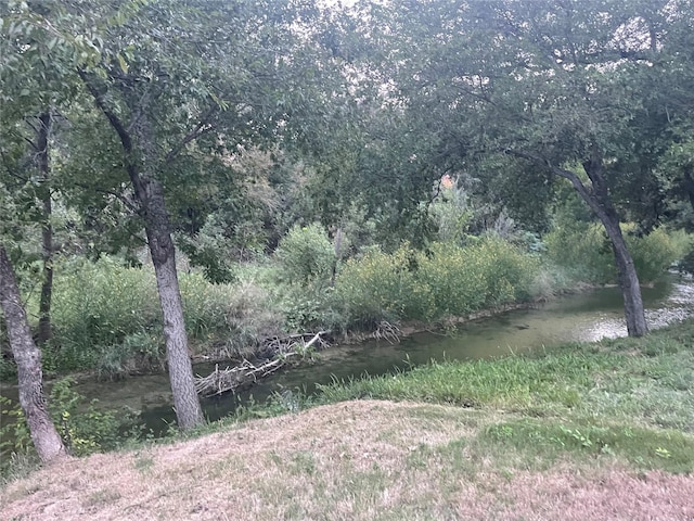 view of landscape with a water view