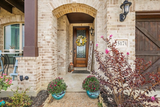 view of property entrance