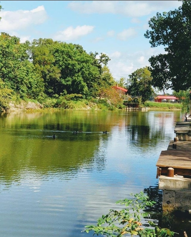 view of water feature