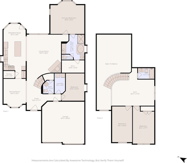 9736 Makiposa Ln, Fort Worth, TX 76177 - floor plan / room layout