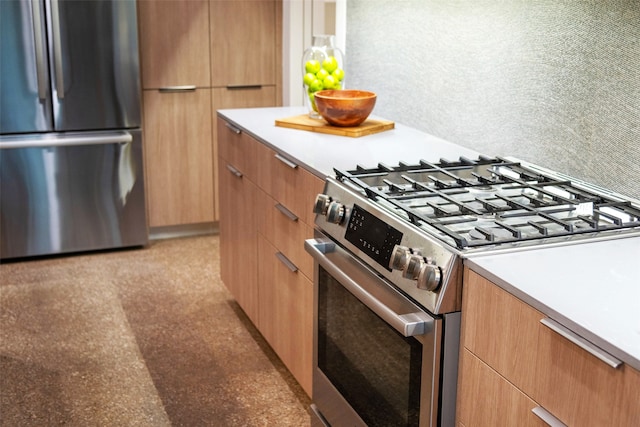 kitchen featuring stainless steel appliances