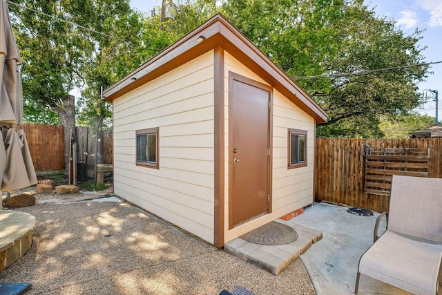 1424 Prairie Wind Blvd, Stephenville, TX 76401 - view of outdoor structure with a fenced backyard
