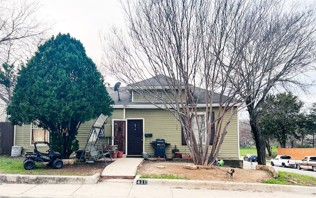 view of bungalow-style home