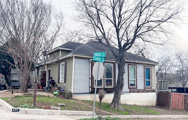 view of bungalow