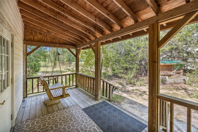 view of deck