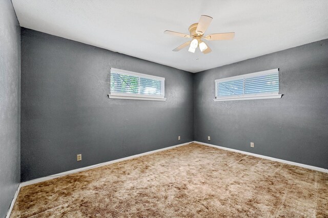 full bathroom with toilet, tile patterned flooring, shower / bath combination with curtain, and vanity