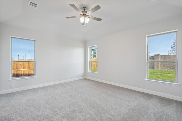 2805 Spring Valley Dr, Anna, TX 75409 - empty room featuring carpet flooring, plenty of natural light, and ceiling fan