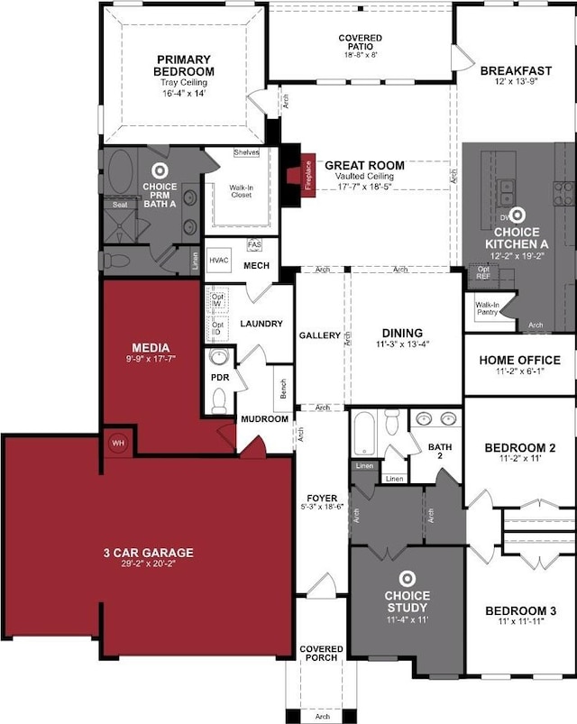 2805 Spring Valley Dr, Anna, TX 75409 - view of home floor plan
