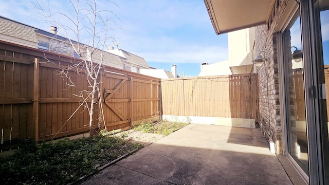 view of yard featuring a patio area