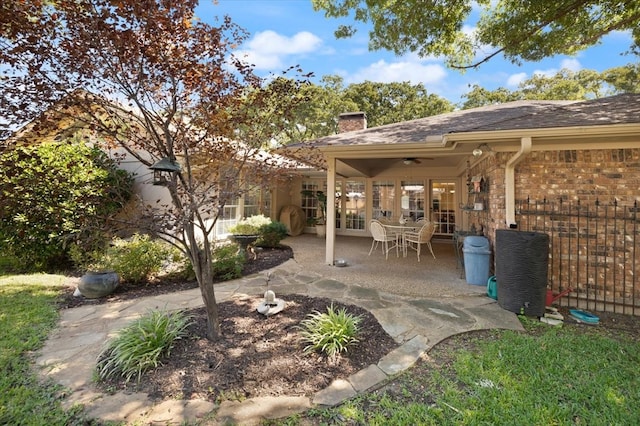 exterior space featuring a patio